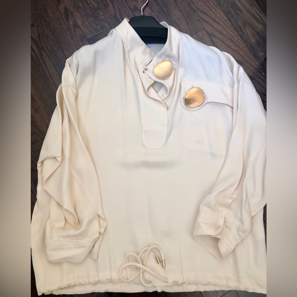 Opening Ceremony Blouse with big golden buttons